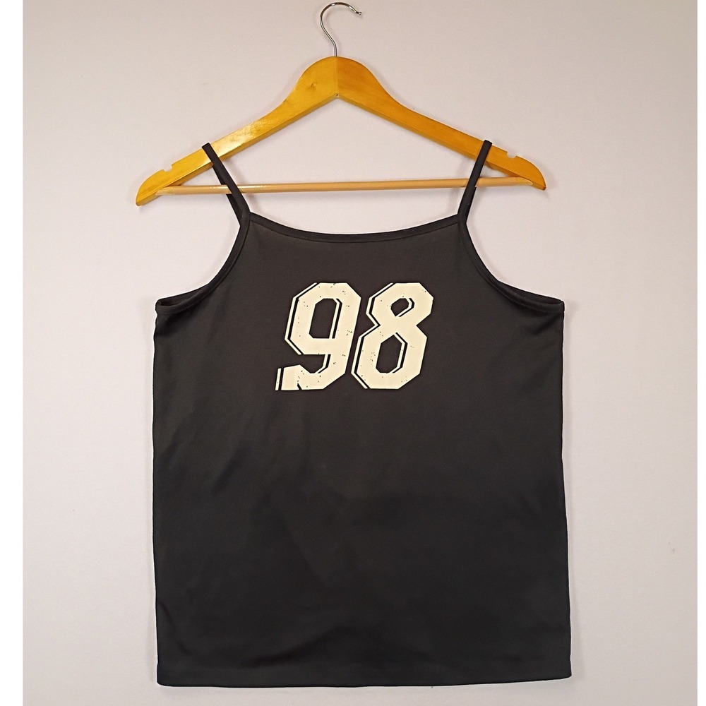 90s Sporty Art Class Girls XXL Black 98 Graphic Camisole Sleep Top